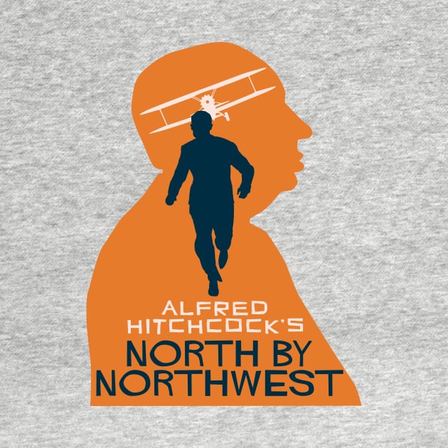 Alfred Hitchcock North by Northwest by n23tees